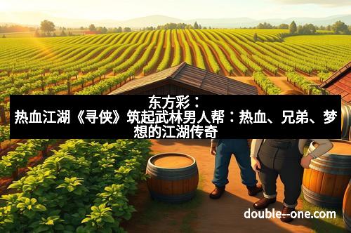 东方彩：热血江湖《寻侠》筑起武林男人帮：热血、兄弟、梦想的江湖传奇